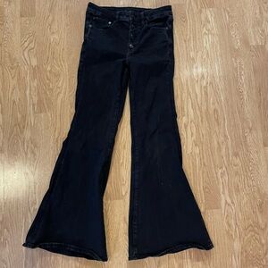 American Eagle Flared Black Jeans